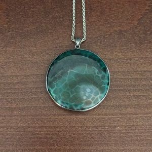 Large natural stone medallion